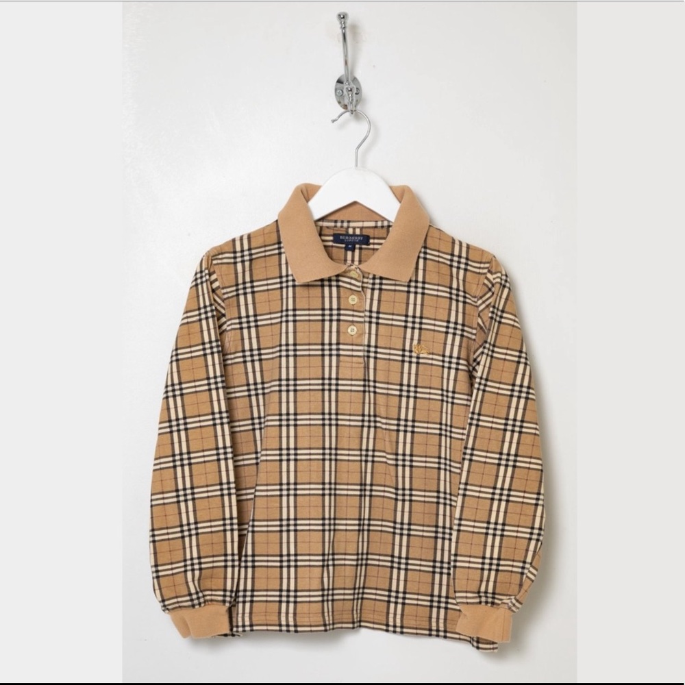 Burberry Longsleeve Polo T-Shirt